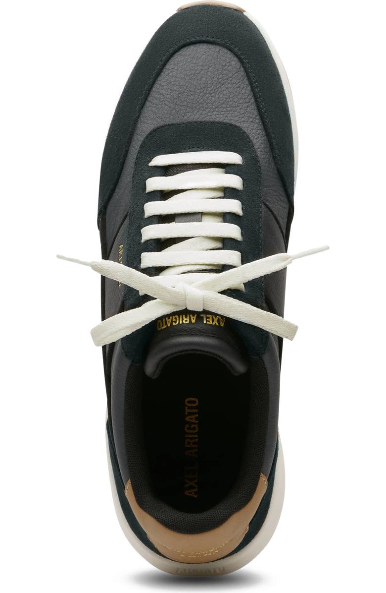 Axel Arigato Genesis Neo Leather Runner, Alternate, color, Off Black/Tan