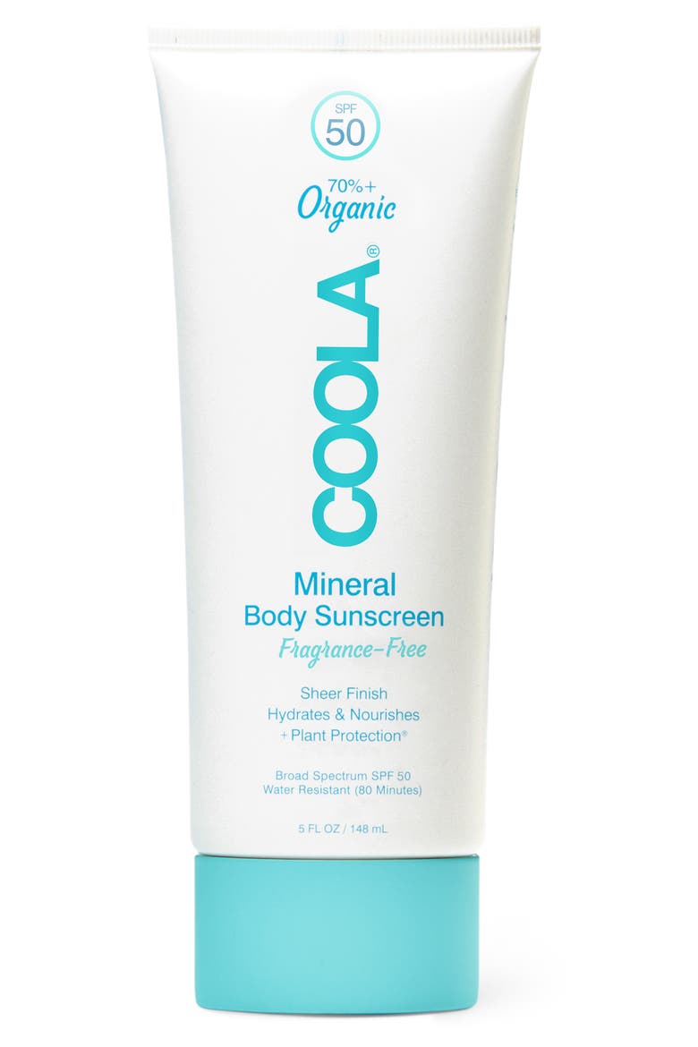 Mineral Body Organic Sunscreen Lotion SPF 50, Main, color, NO COLOR