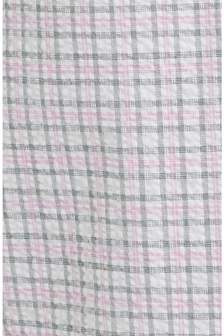 x Prince Check Cotton Seersucker Button-Down Shirt, Alternate, color, IVORY