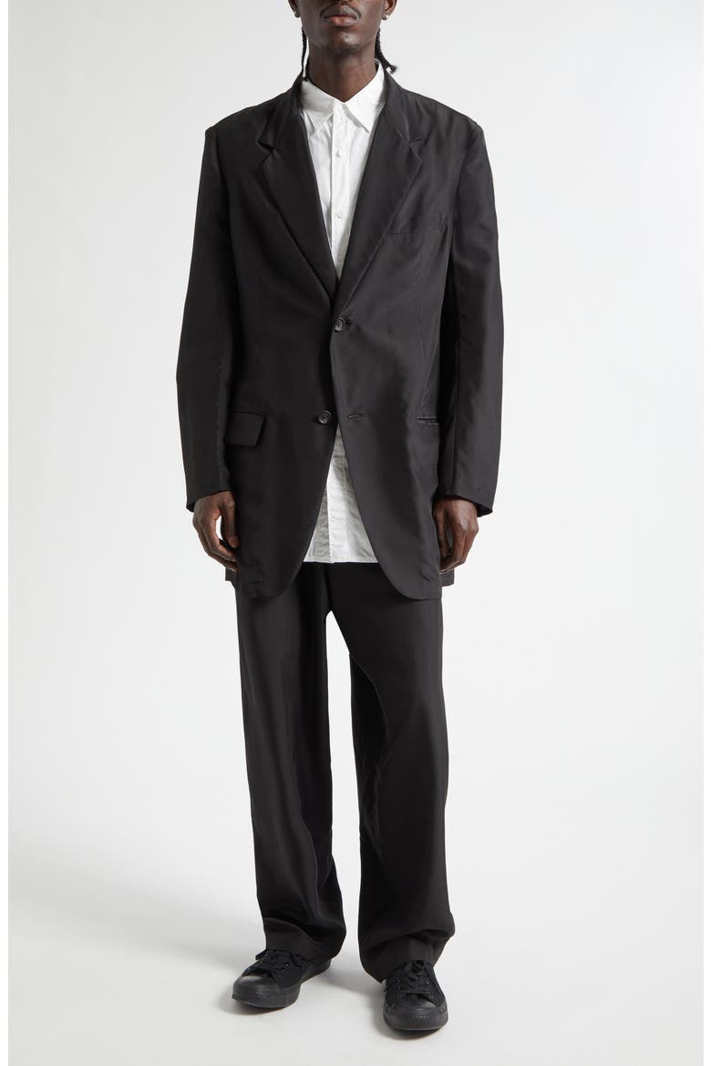 Silk Jacket, Alternate, color, BLACK