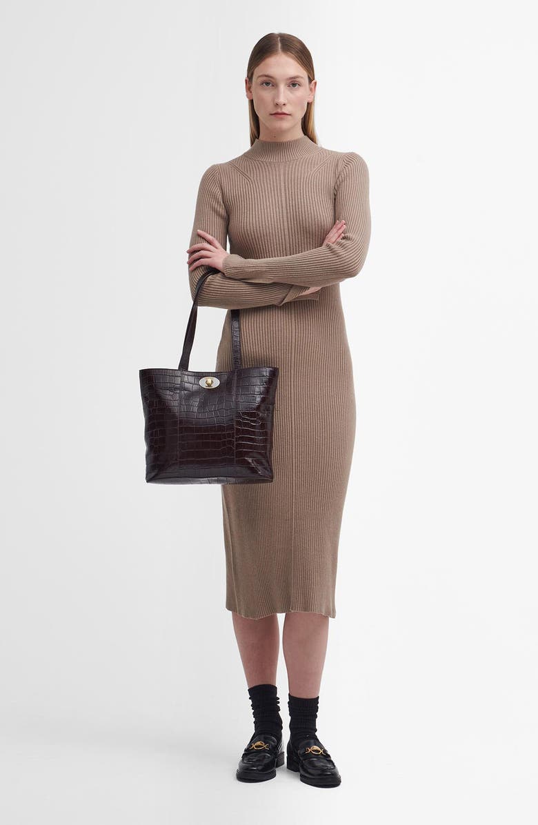 knee length dresses for ladies Barbour Maya Midi Dress Womens Ecru/Black Size: 16