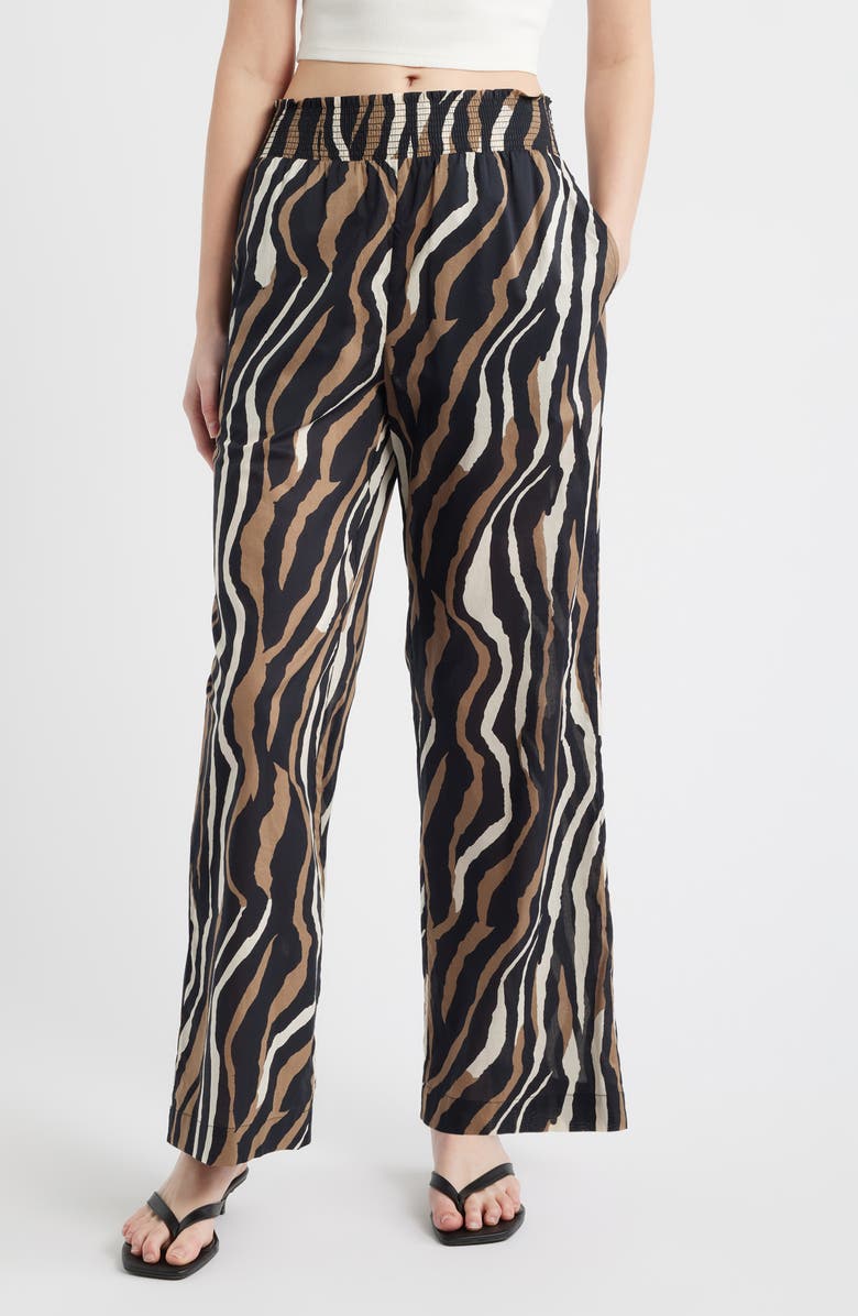Rails Brendon Print Wide Leg Pants, Main, color, Canyon Stripe