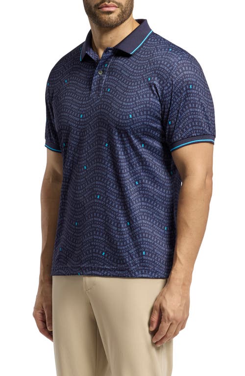 Psycho Bunny Winston Print Sport Polo