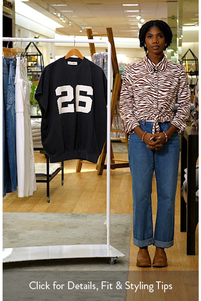 Graphic Cutoff Sweatshirt video