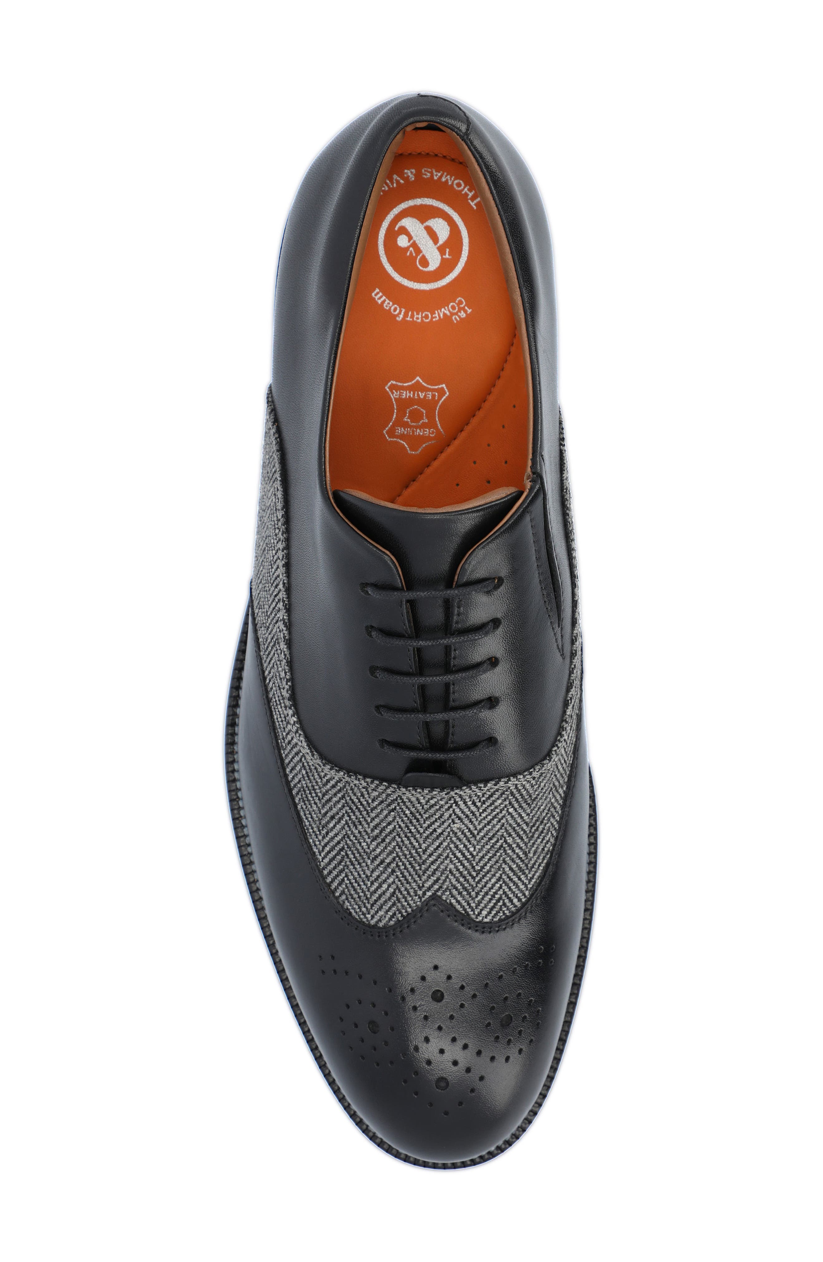 Thomas & Vine Denzell Wingtip Oxford, Alternate, color, 