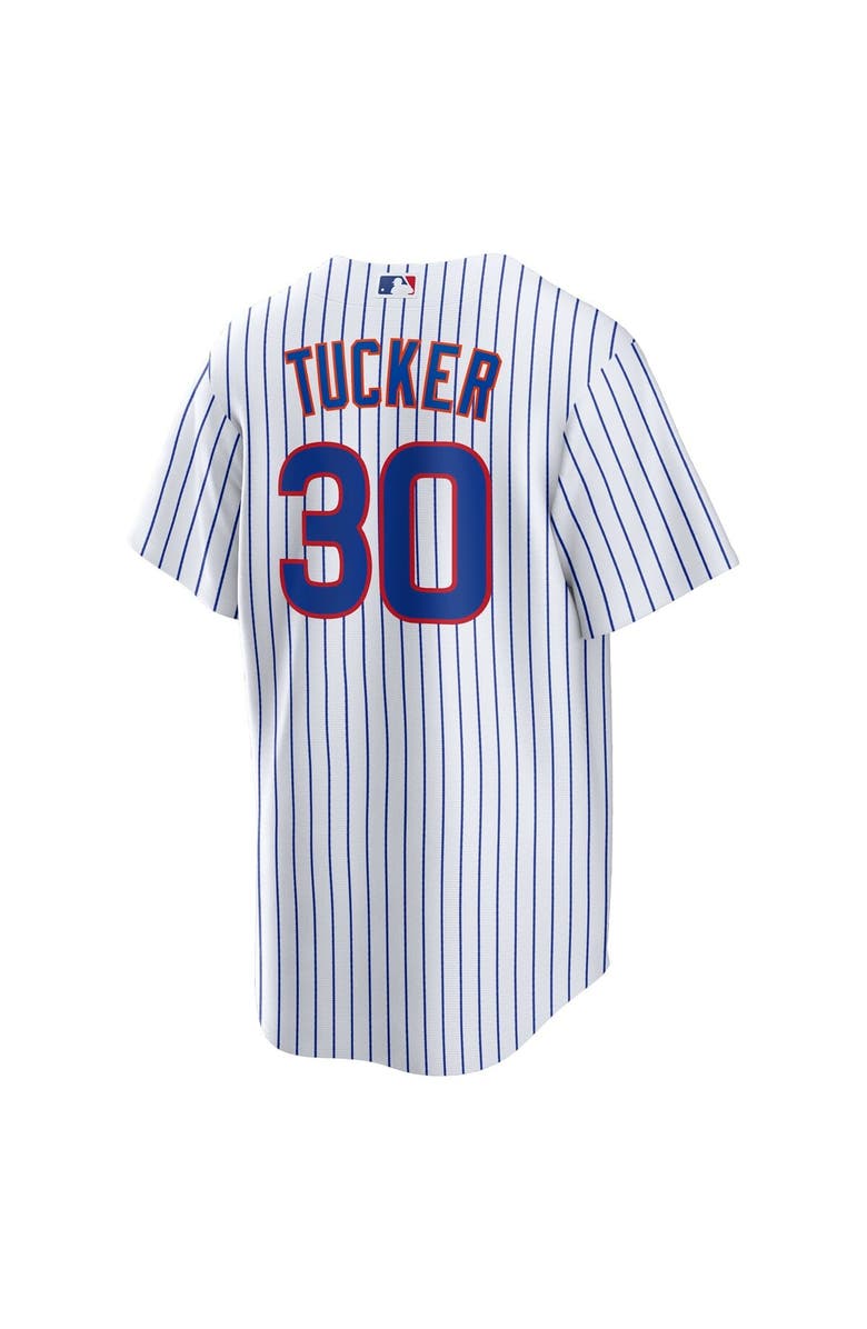 Nike Men's Nike Kyle Tucker White Chicago Cubs Home Replica Player Jersey, Alternate, color,