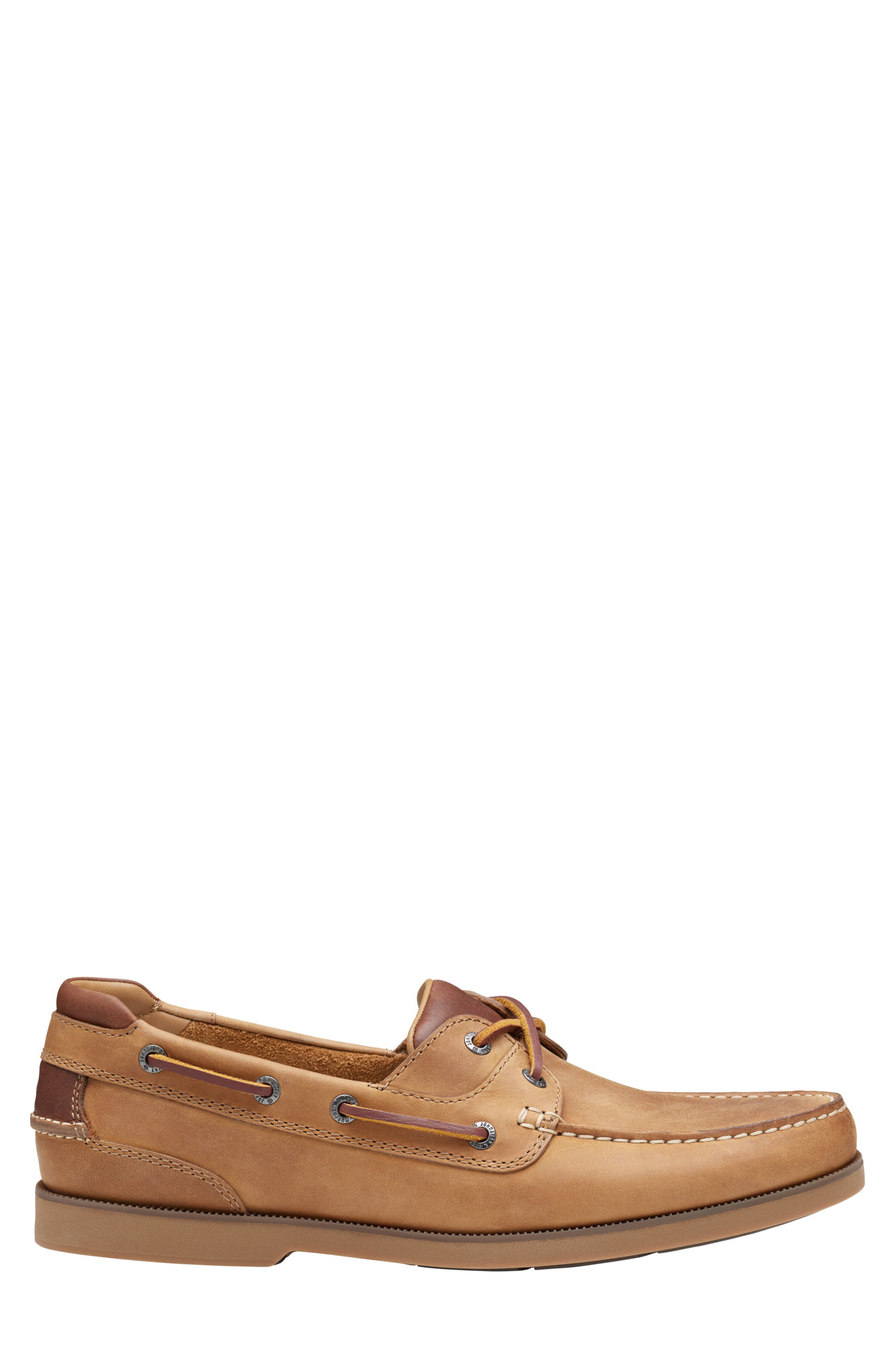 Ventura Boat Shoe, Alternate, color, TAN FULL GRAIN