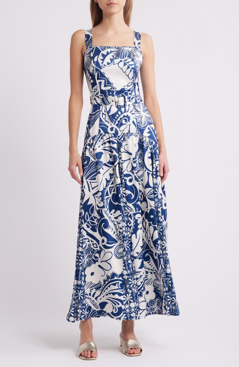 CIEBON Nenette Floral Maxi Dress, Main, color, 