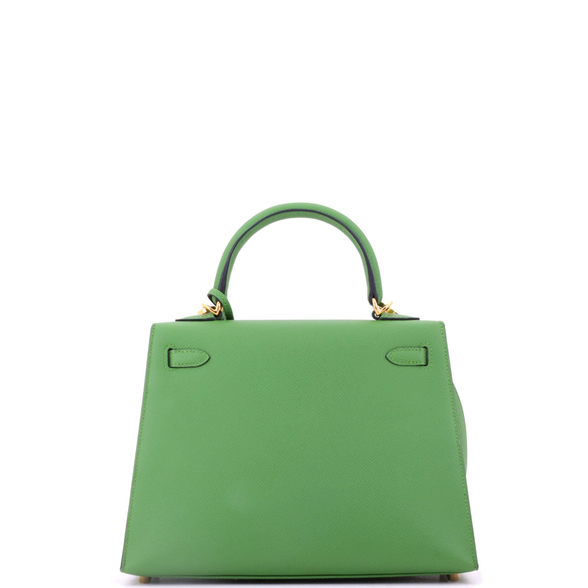 Kelly Handbag Green Epsom With Gold Hardware 25, Alternate, color, Green