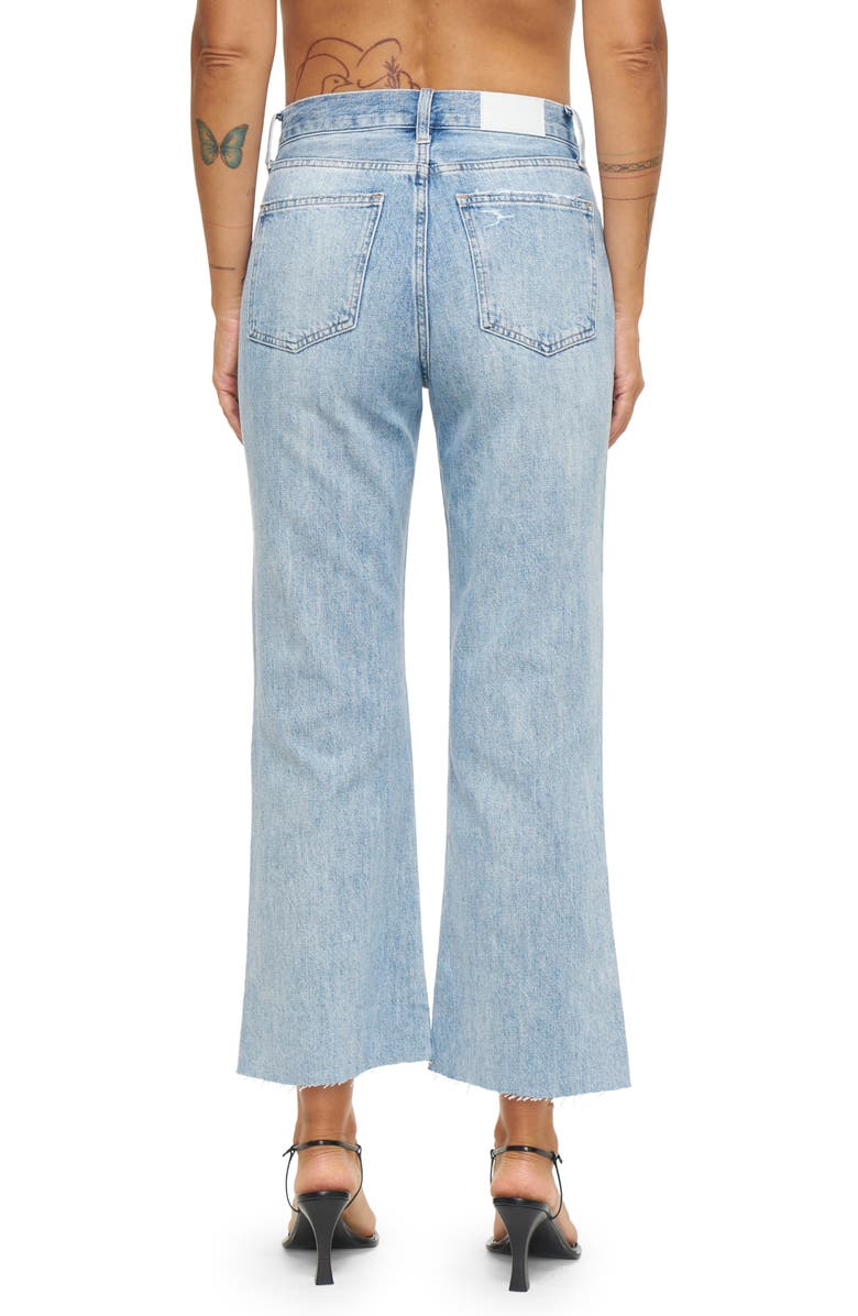 Pistola Stevie Raw Hem Ankle Flare Jeans, Alternate, color, 