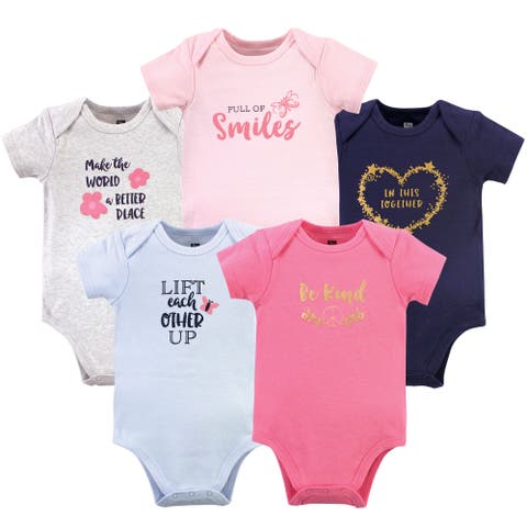 5Pk of Soft Cotton One-Pieces (Baby)
