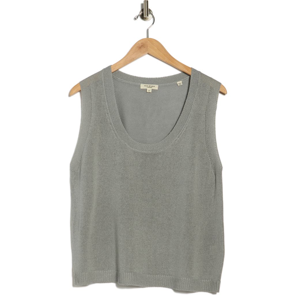 Max Studio Sweater Tank In Green