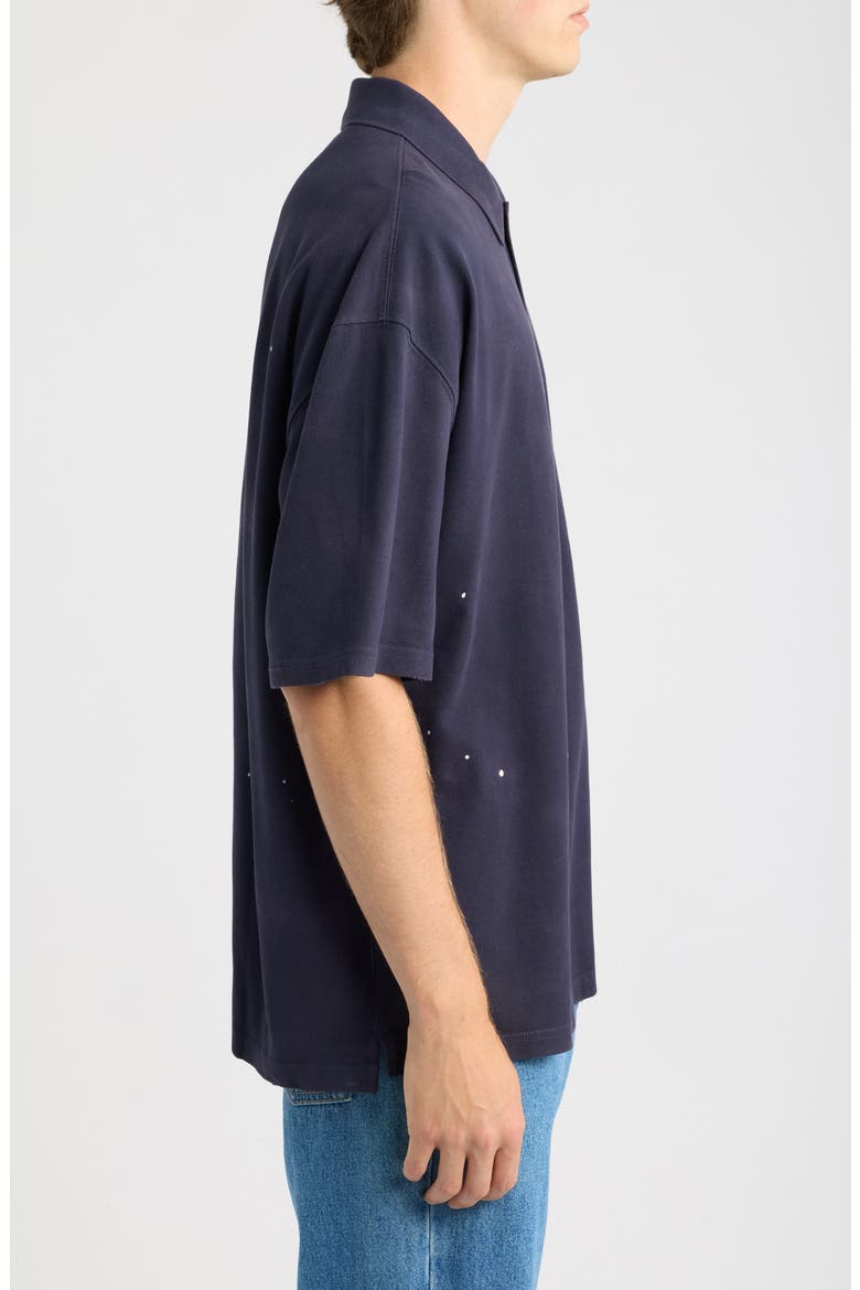 Painter Cotton Piqué Polo, Alternate, color, DARK NAVY