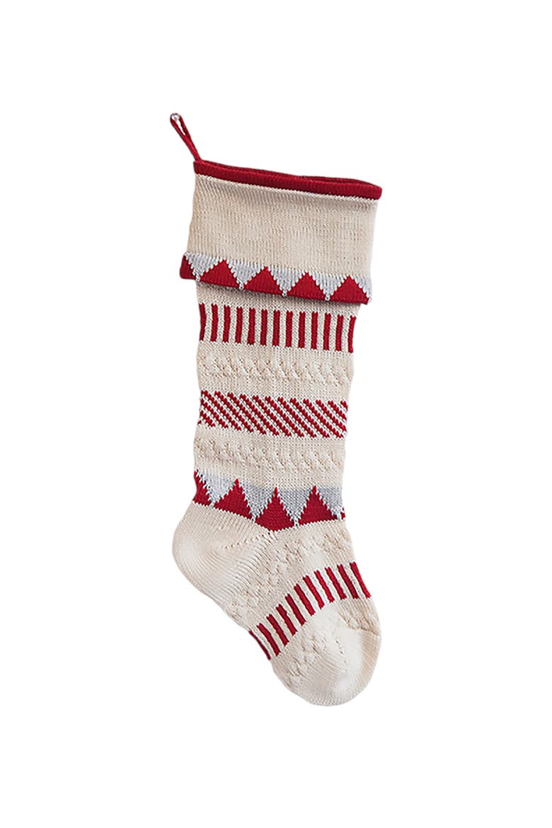 Multi-Stripe Stocking, Main, color, Red