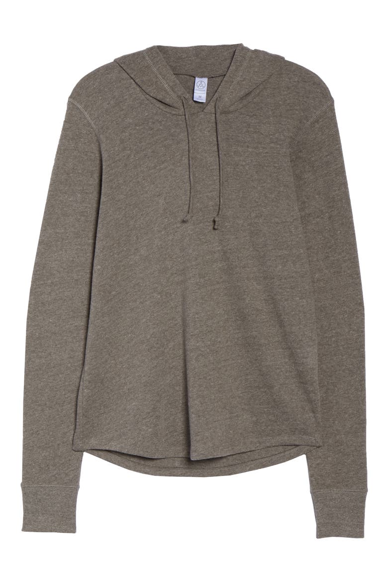 Cozy Pullover Hoodie, Alternate, color, VINTAGE COAL