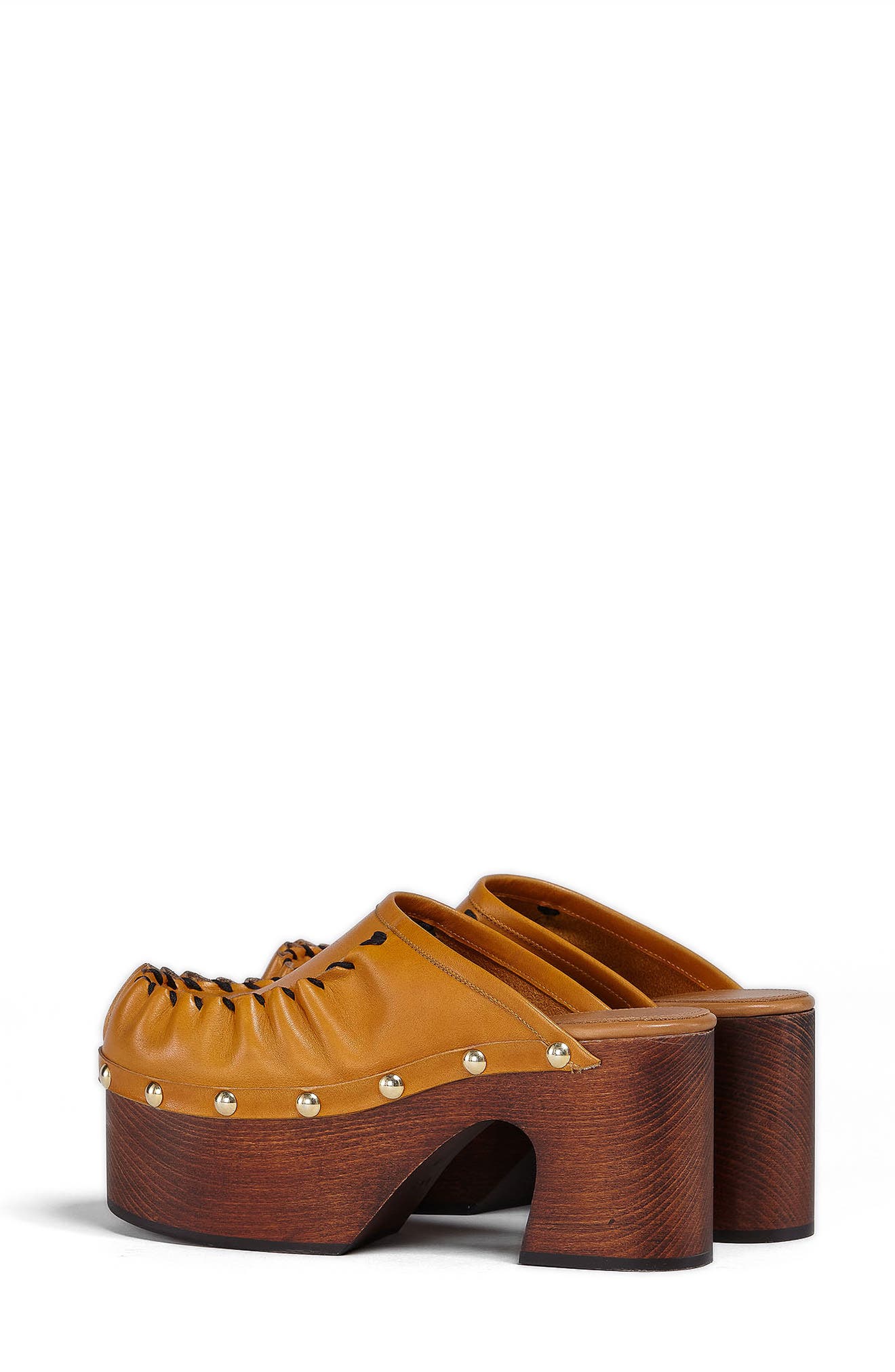 Marni Sabot Studded Platform Clog, Alternate, color, 