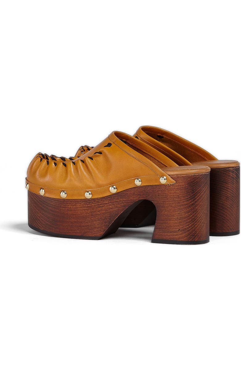 Marni Sabot Studded Platform Clog, Alternate, color,