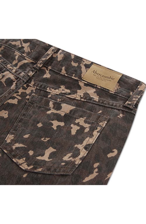 Abercrombie Kids Kids' Print Low Rise Baggy Jeans In Multi