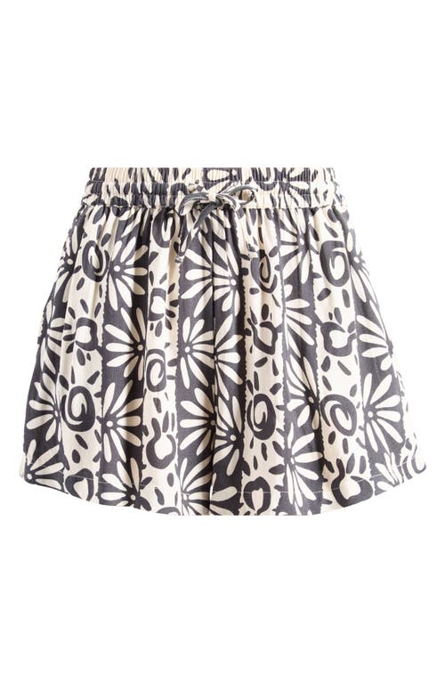 BILLABONG BILLABONG SUNFLOWER PRINT POPLIN DRAWSTRING SHORTS