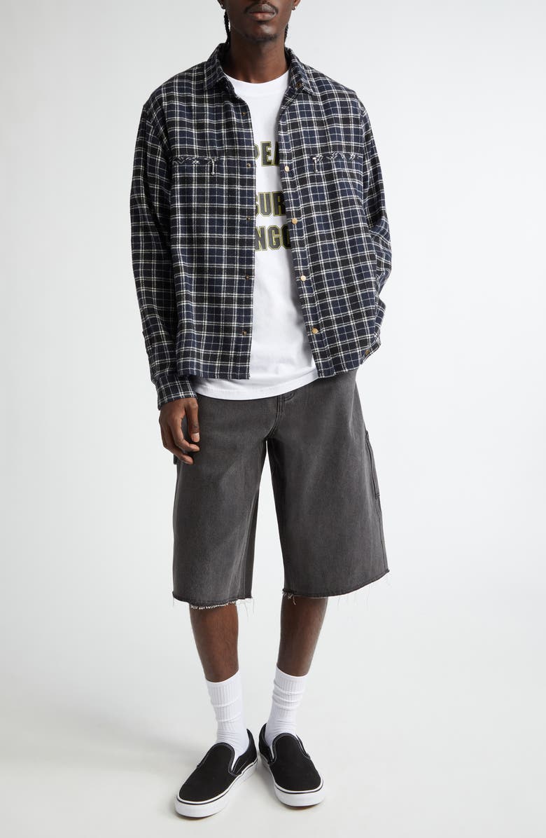 Noon Goons Baja Plaid Snap-Up Shirt, Alternate, color,