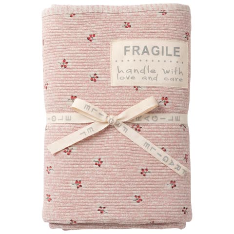 Girl Rib Cherry Print Blanket (Baby)