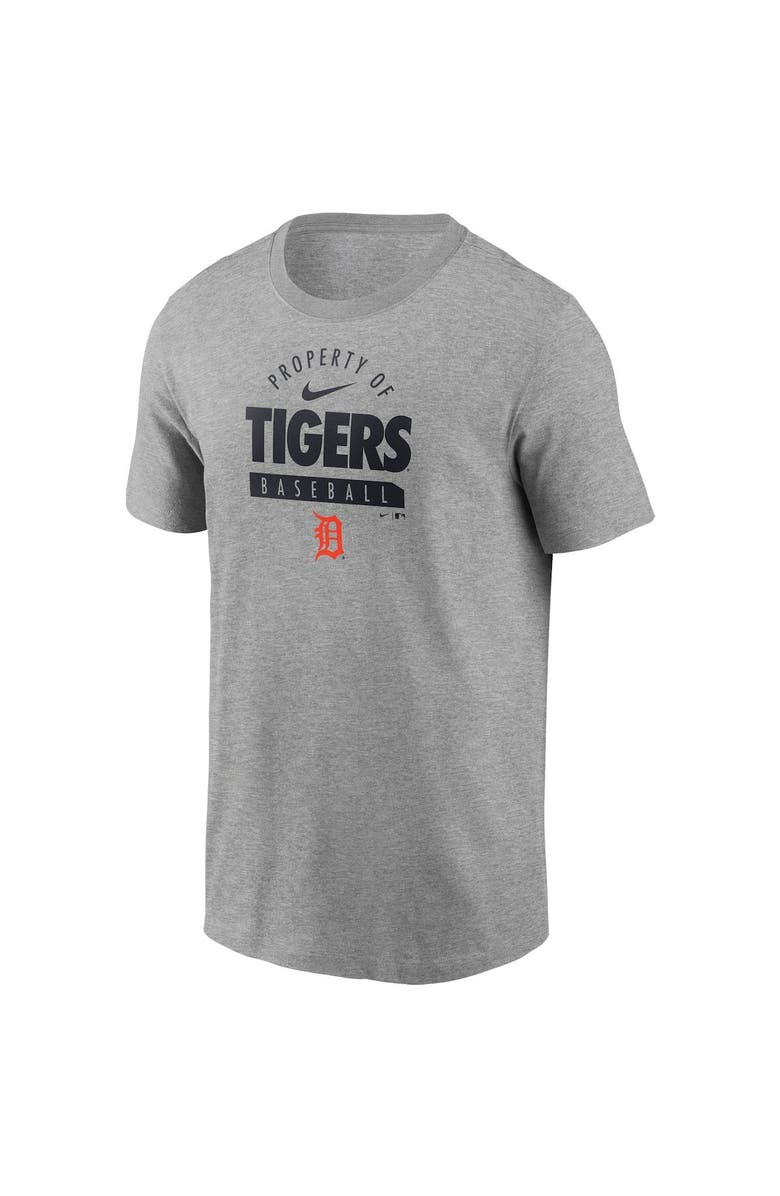 Nike Men's Nike Gray Detroit Tigers Primetime Property Of Practice T-Shirt, Alternate, color, 