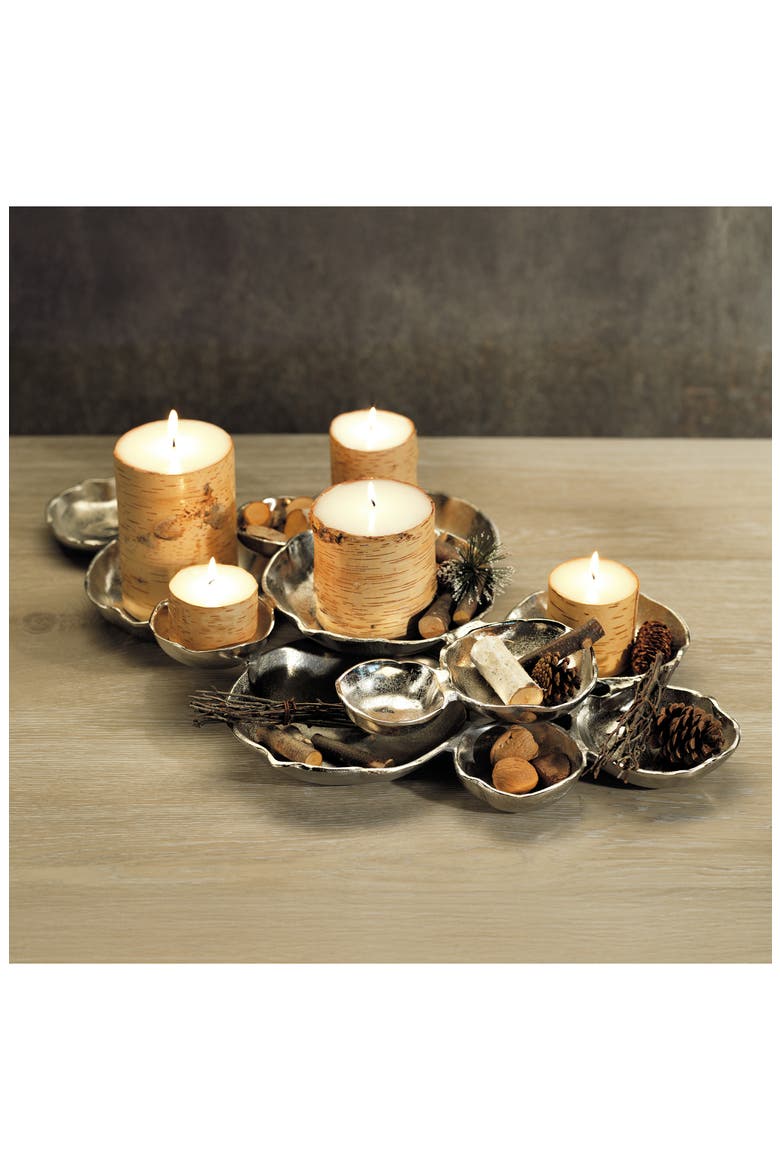 Cluster Serving Tray, Alternate, color, SILVER