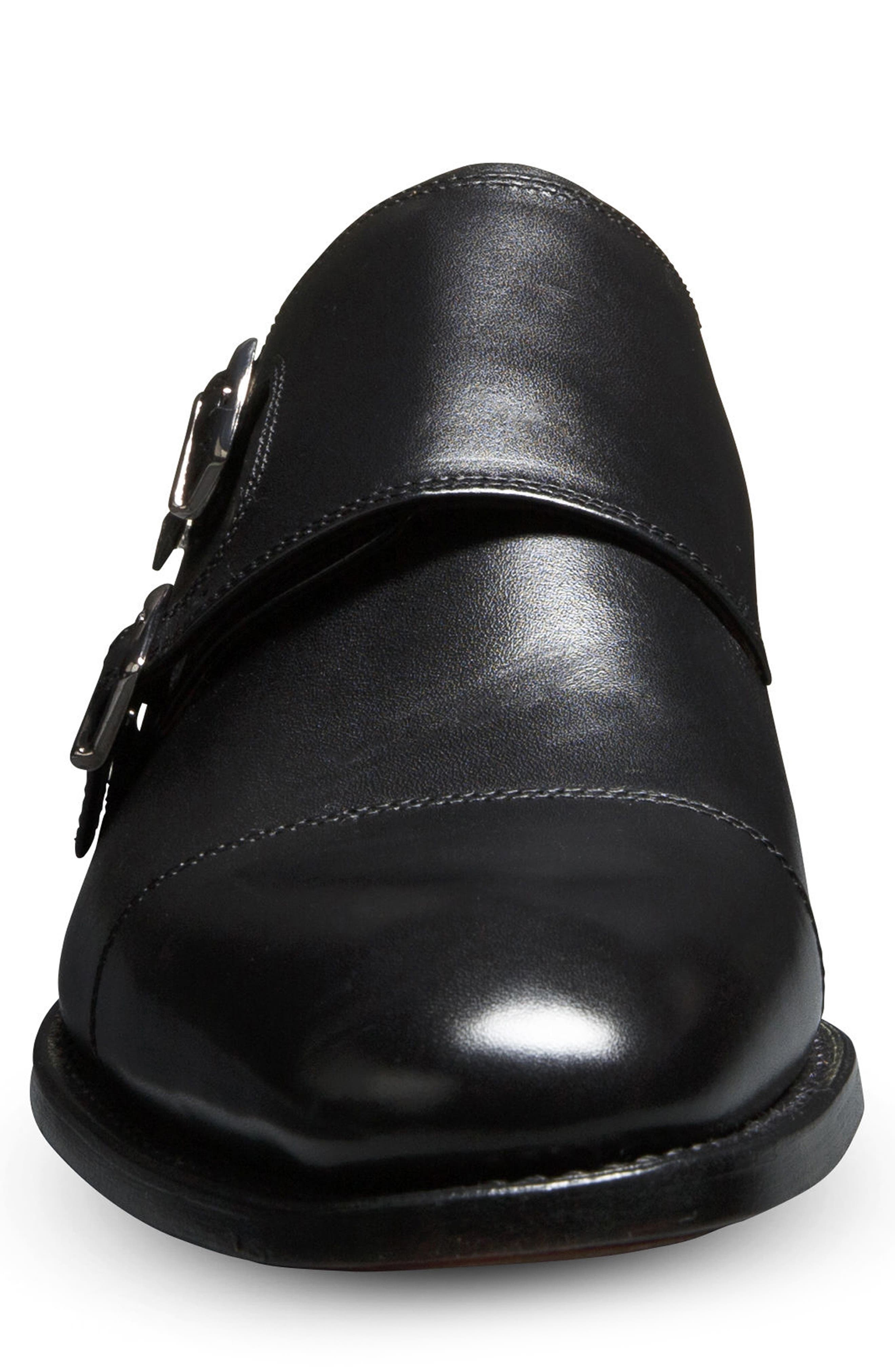 Allen Edmonds Pierce Monk Strap Shoe, Alternate, color, Black