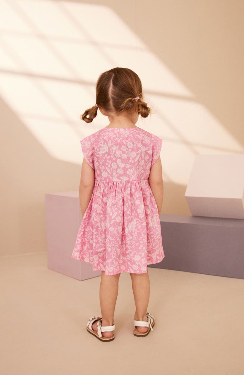 NEXT Kids' Floral Cotton Dress, Alternate, color, 