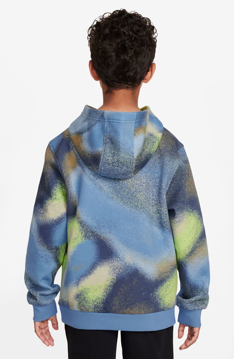 Nike Kids' Sportswear Club Oversize Fleece Hoodie, Alternate, color, 489 Blbynd/White