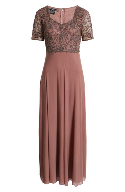 Pisarro Nights Beaded Bodice A-line Gown