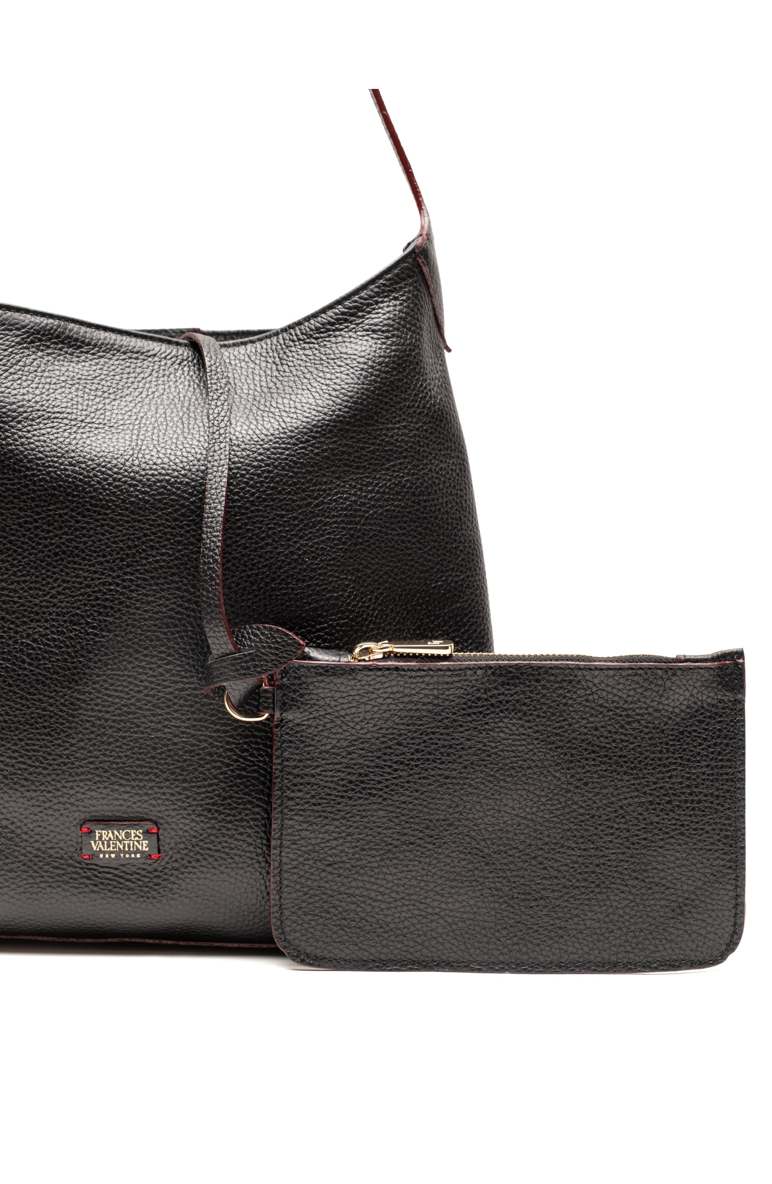 Brynn Leather Hobo, Alternate, color, BLACK