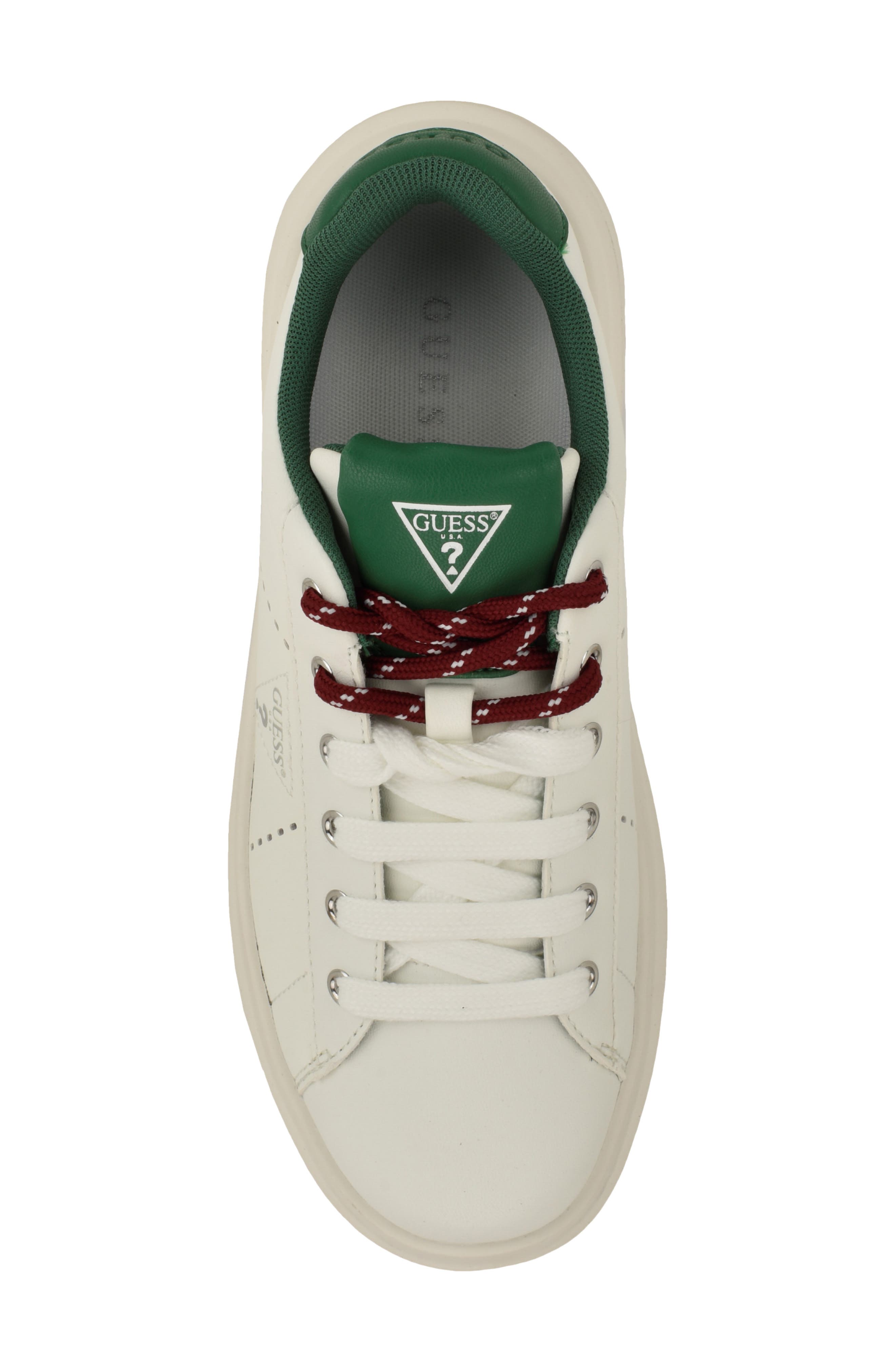 GUESS Eliva Platform Sneaker, Alternate, color, White
