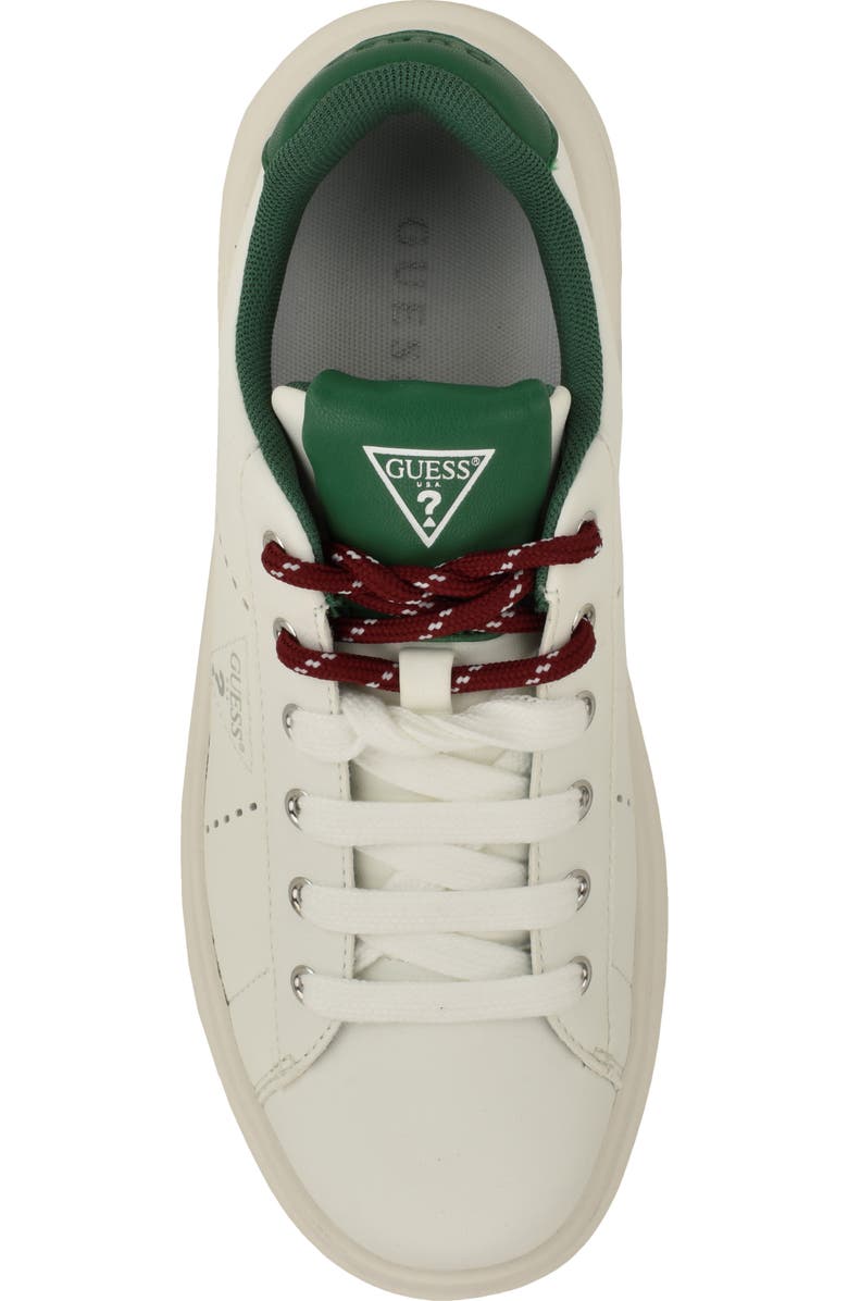 GUESS Eliva Platform Sneaker, Alternate, color, White