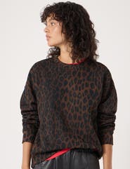 Hush Leopard Print Sweatshirt