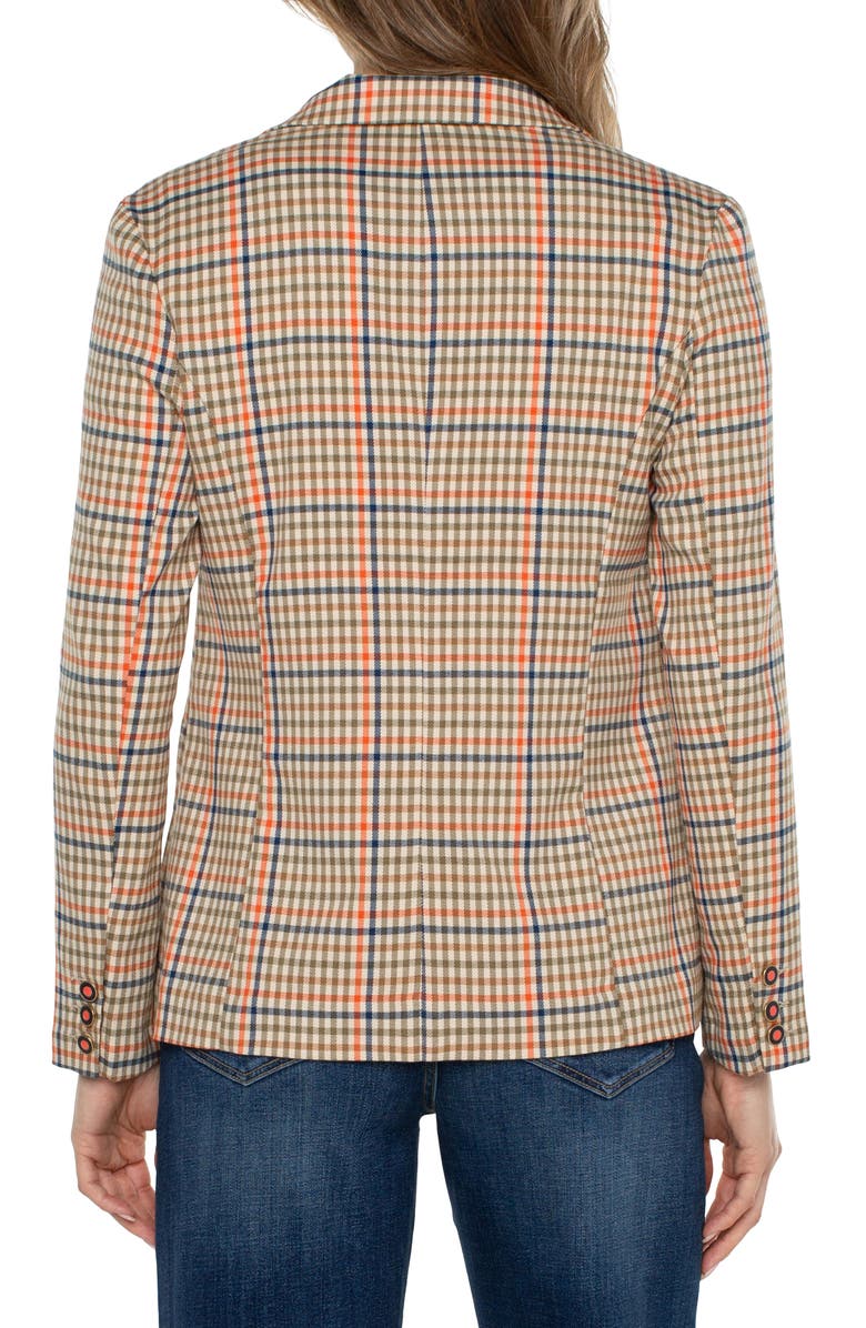 Liverpool Los Angeles Plaid Blazer, Alternate, color, 