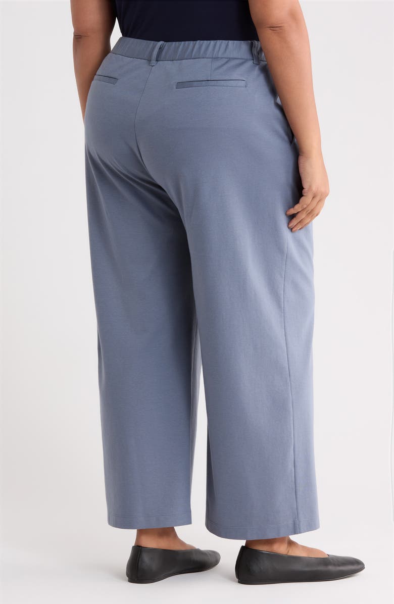 Eileen Fisher High Waist Ankle Wide Leg Pants, Alternate, color, Flint