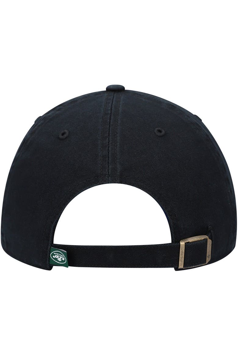 Men's '47 Black New York Jets Secondary Clean Up Adjustable Hat, Alternate, color, Black