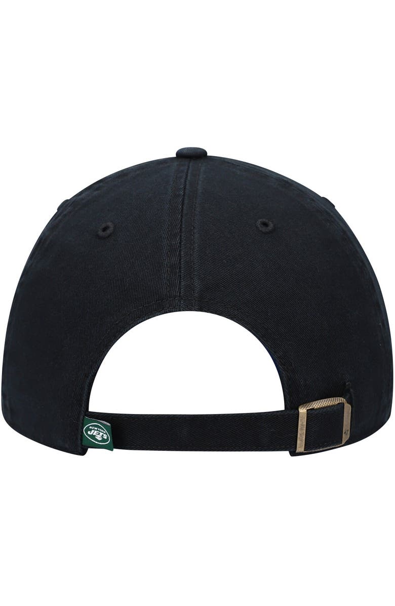 '47 Men's '47 Black New York Jets Secondary Clean Up Adjustable Hat, Alternate, color, 