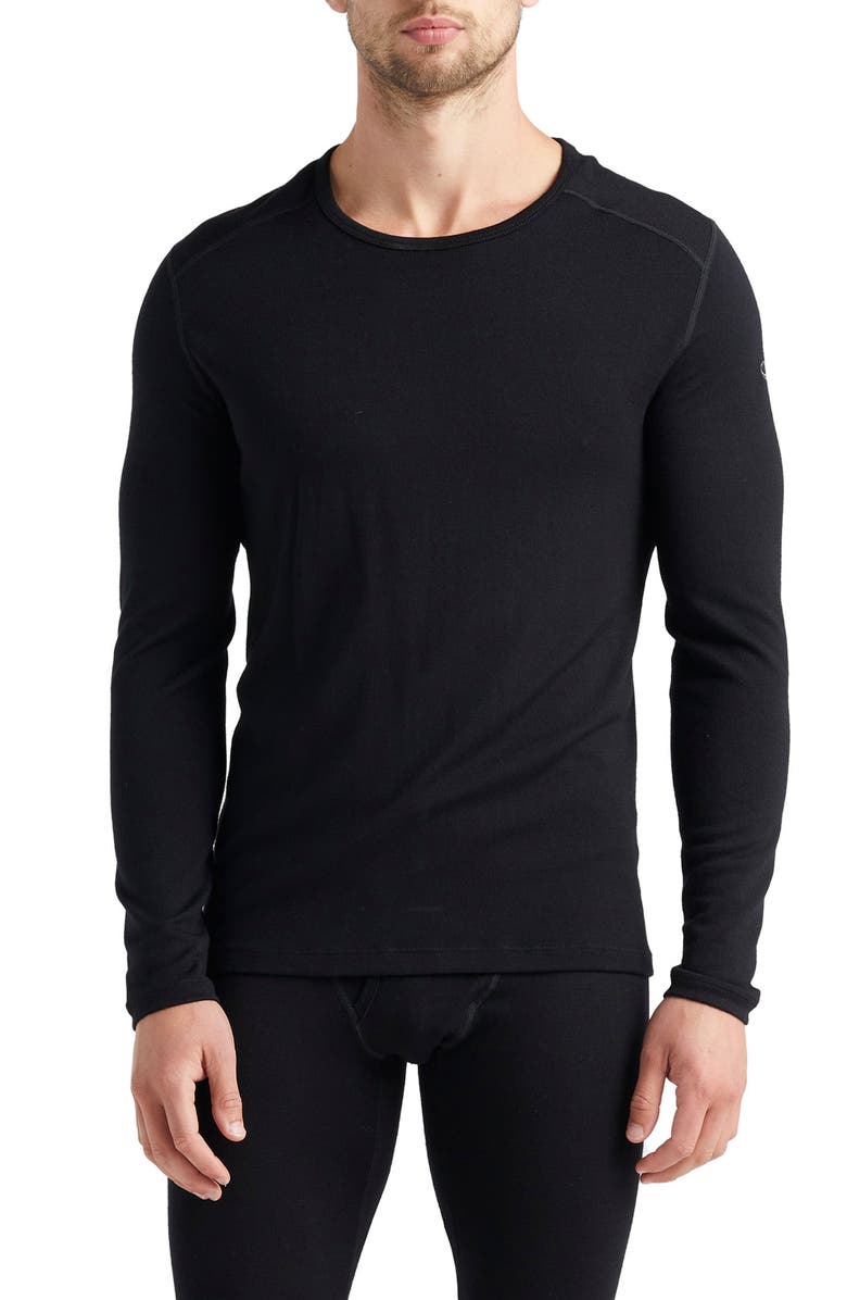 Icebreaker 260 Tech Merino Wool Crewneck Base Layer Top, Main, color, 