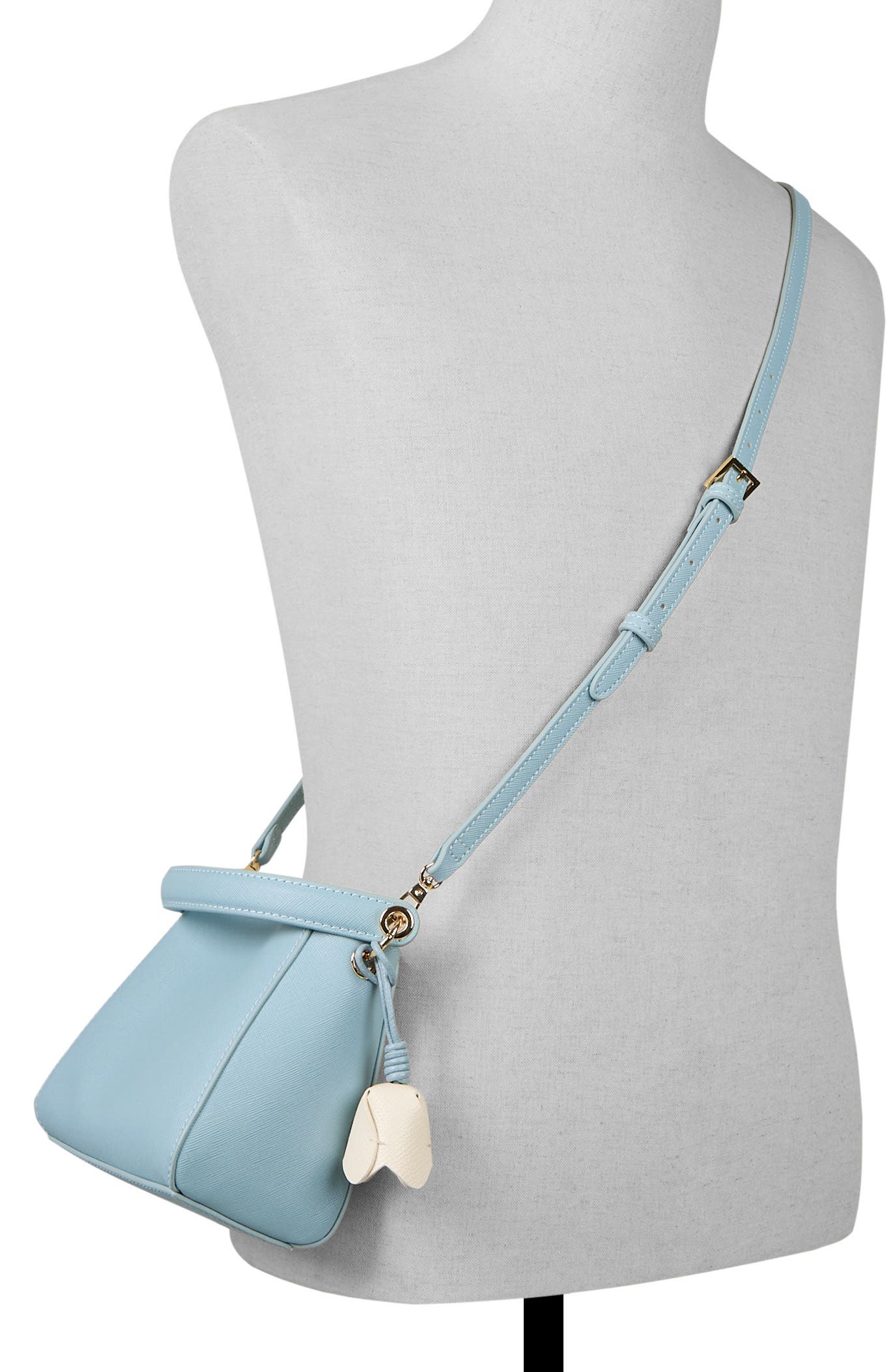 Polly Faux Leather Crossbody Bag, Alternate, color, SLATE BLUE