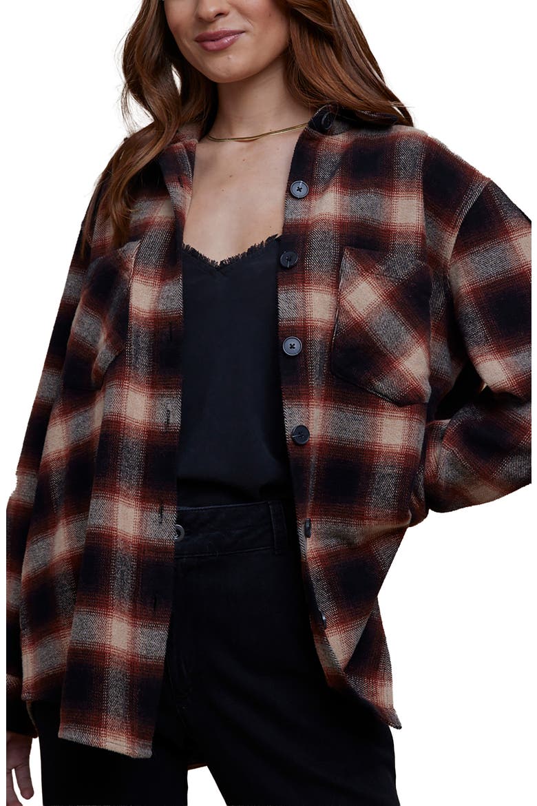 Plaid Oversized Shacket, Alternate, color, HERITAGE RED PLAID