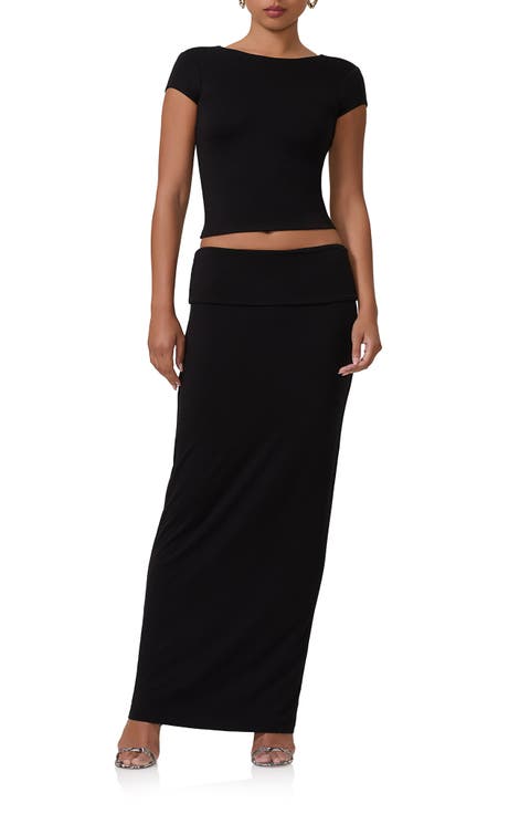 Esin Knit Maxi Skirt