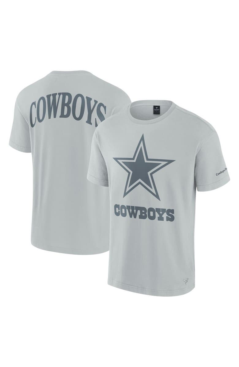 FANATICS Unisex Fanatics Gray Dallas Cowboys Elements Iconic T-Shirt, Alternate, color, Gray