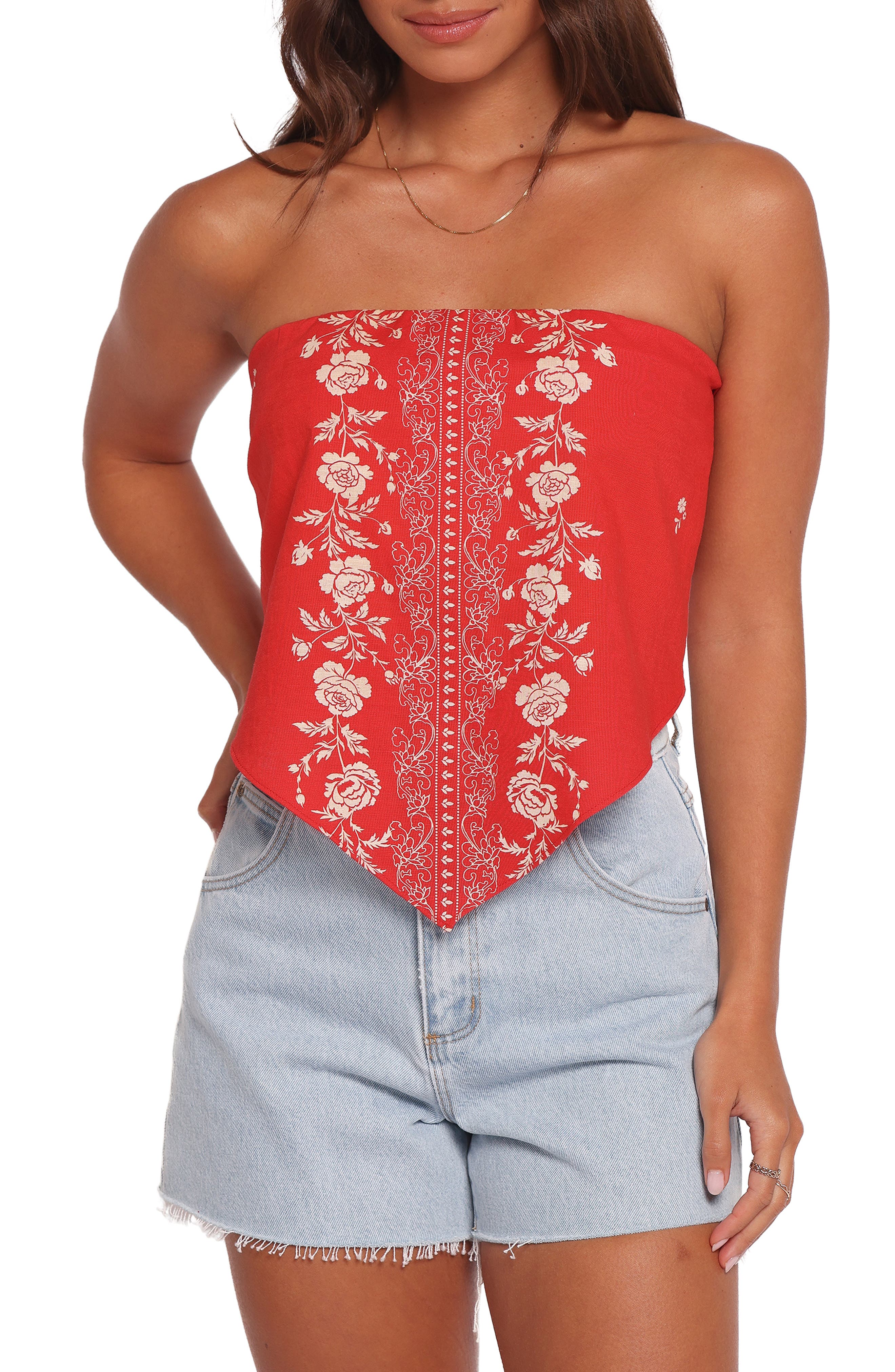 selected RED FLORAL