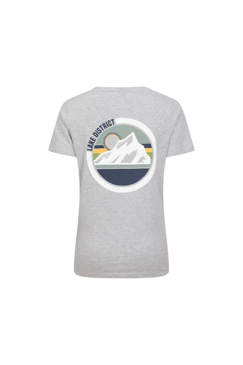 Lake District Tree Ring Natural T-Shirt, Alternate, color, Gray