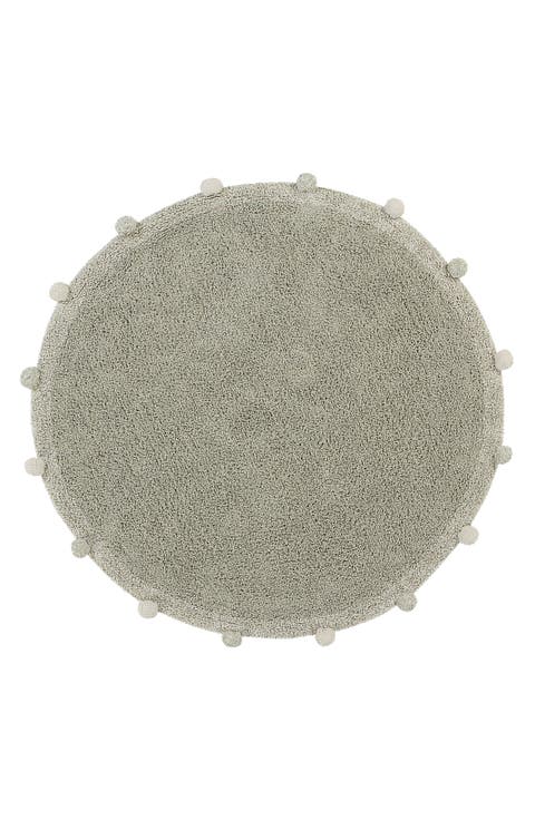 Bubbly Washable Cotton Area Rug