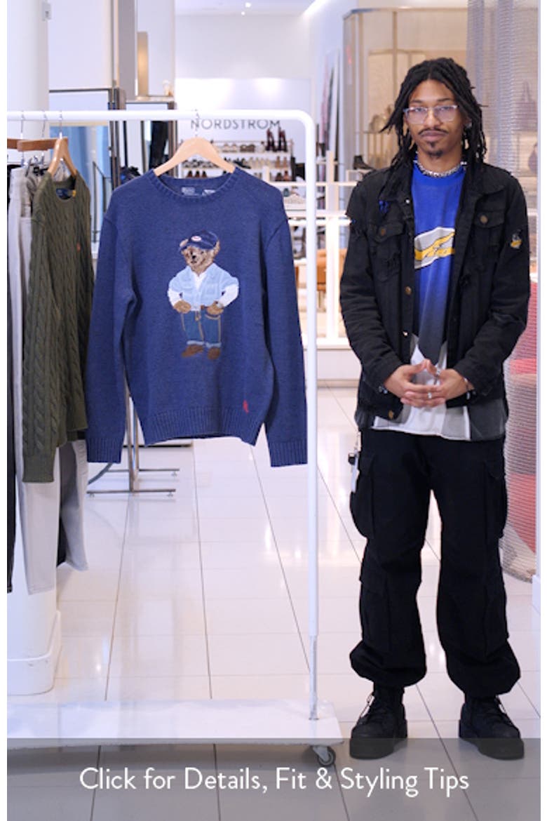 Polo Bear Linen & Cotton Sweater video