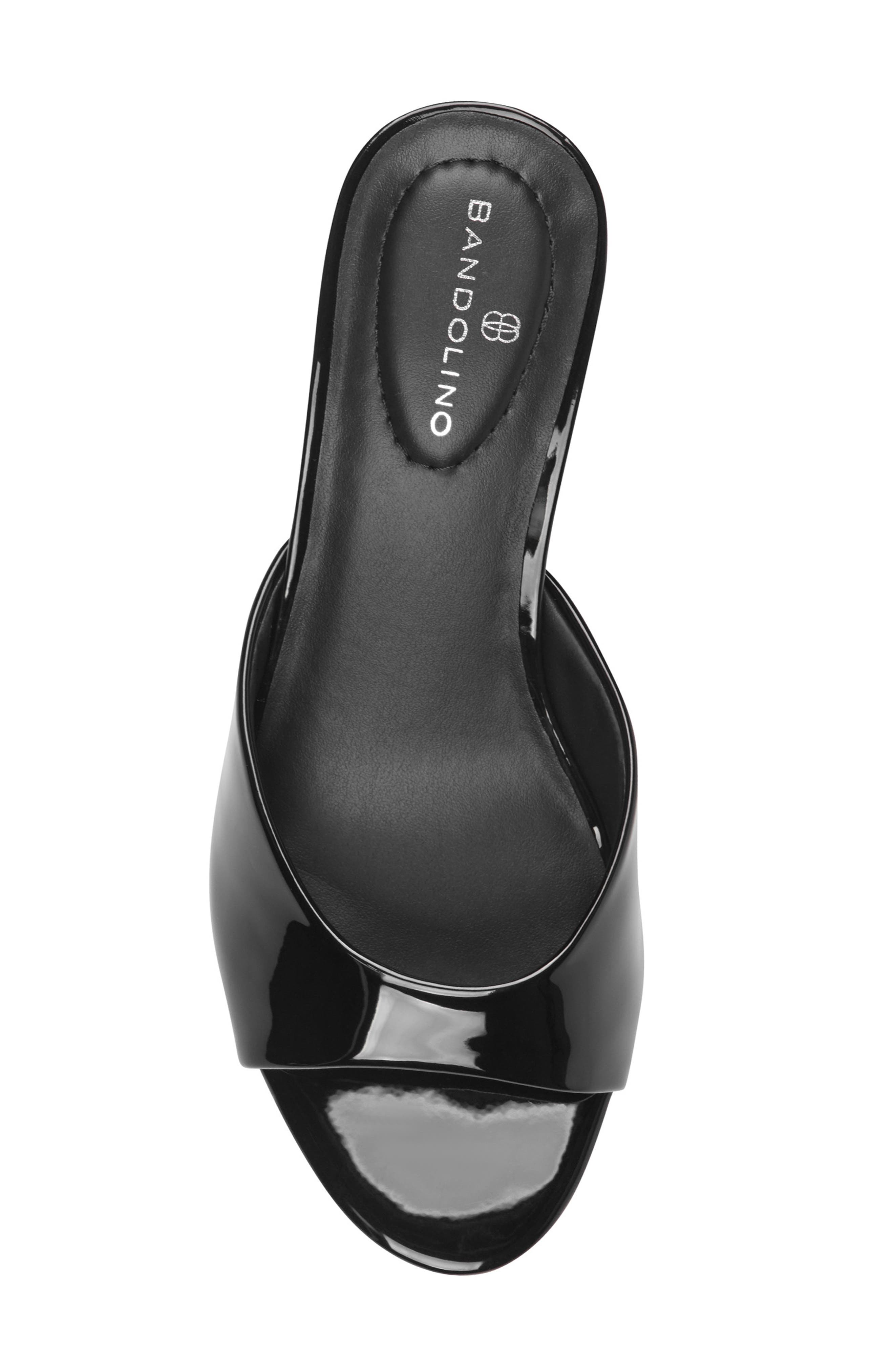 Bandolino Meegin Kitten Heel Slide Sandal, Alternate, color, Black