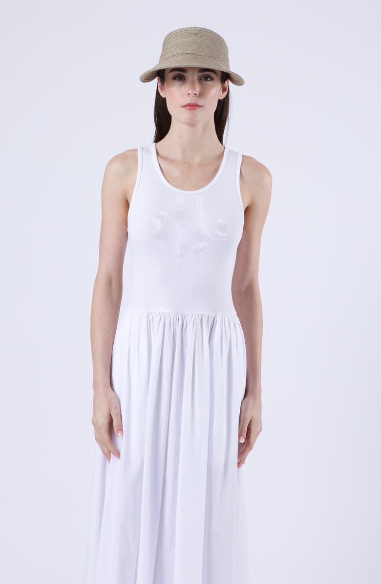 Eugenia Kim Ricky Packable Straw Visor, Alternate, color, Khaki